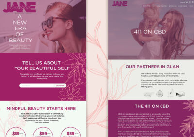 Beautiful Jane, ecommerce website design and Shopify development