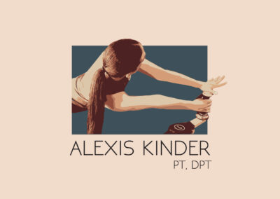 Alexis Kinder, DPT, logo design by Jen Baers, Rzn8 Media