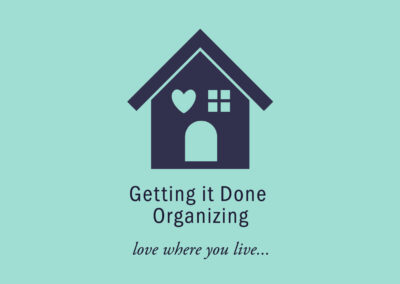 Getting it Done Organizing, logo design by Jen Baers, Rzn8 Media