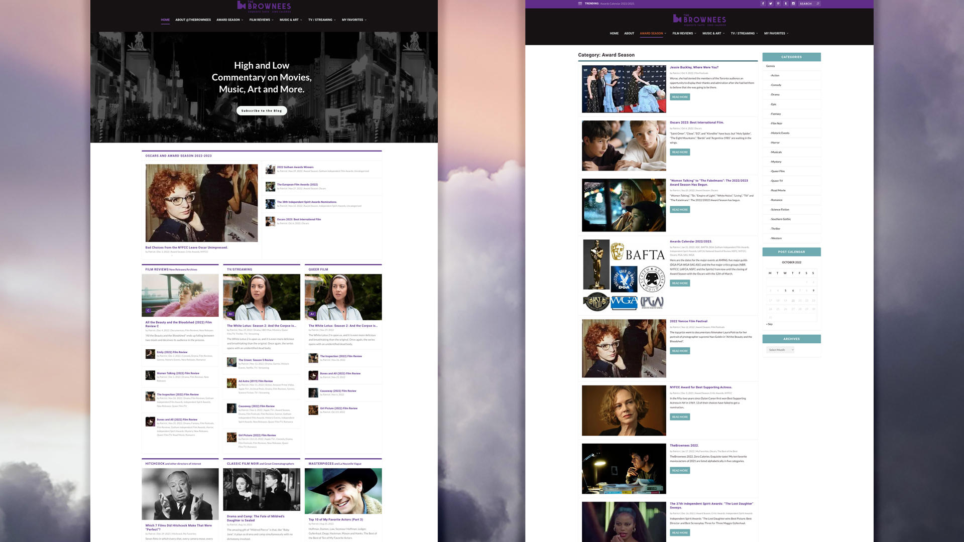 The Brownees, Film Review, website