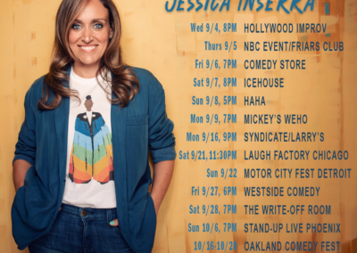 Jessica Inserra, comedy, social media design