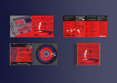 Hen House Studios, Anthology 3, CD design by Jen Baers