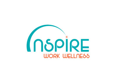 Inspire Work Wellness, logo design by Jen Baers, Rzn8 Media