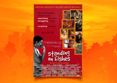 Standing on Fishes, key art design by Jen Baers