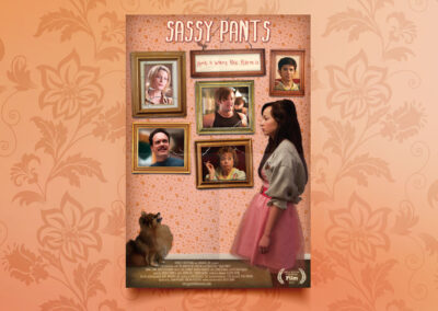 Sassy Pants, key art design by Jen Baers