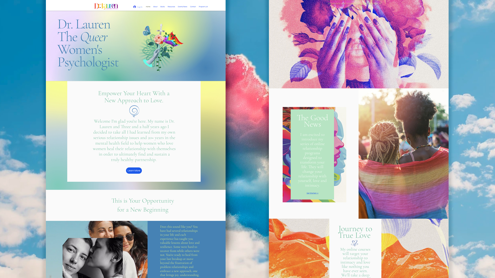 Dr. Lauren Website Design, Wix